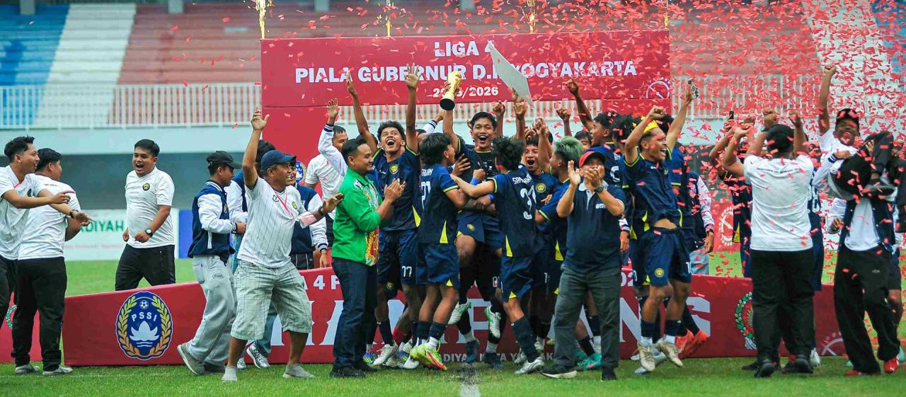 Mataram Utama FC Juara Liga 4 DIY
