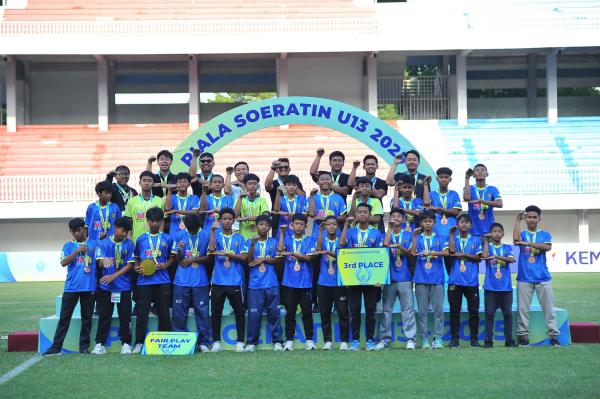 Mataram Utama FC Juara 3 Putaran Nasional Piala Soeratin U-13